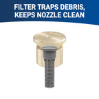 15' Brass Nozzle Adjustable Pattern | 53574