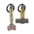 Mini-size flow switch, brass upper and lower body, 1-1/4" NPT, brass tee.