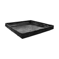 Spill Containment Berm, 6 ft. W x 6 ft. L, 269 Gallon Spill Capacity, Includes L Bracket, Black