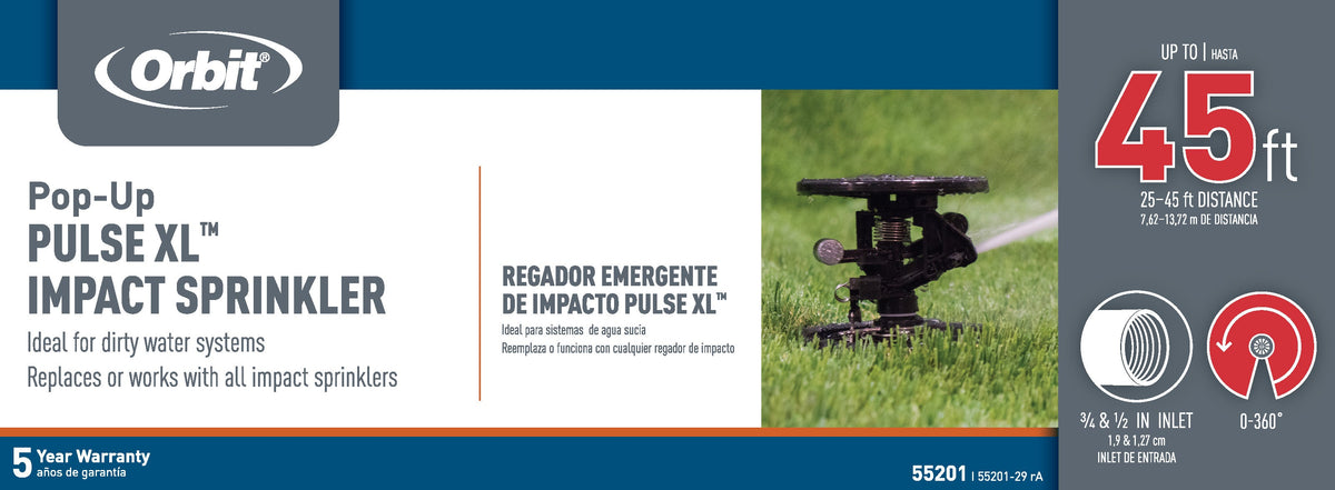 Pulse XL Pop-Up Impact Rotor Sprinkler in Canister | 55201