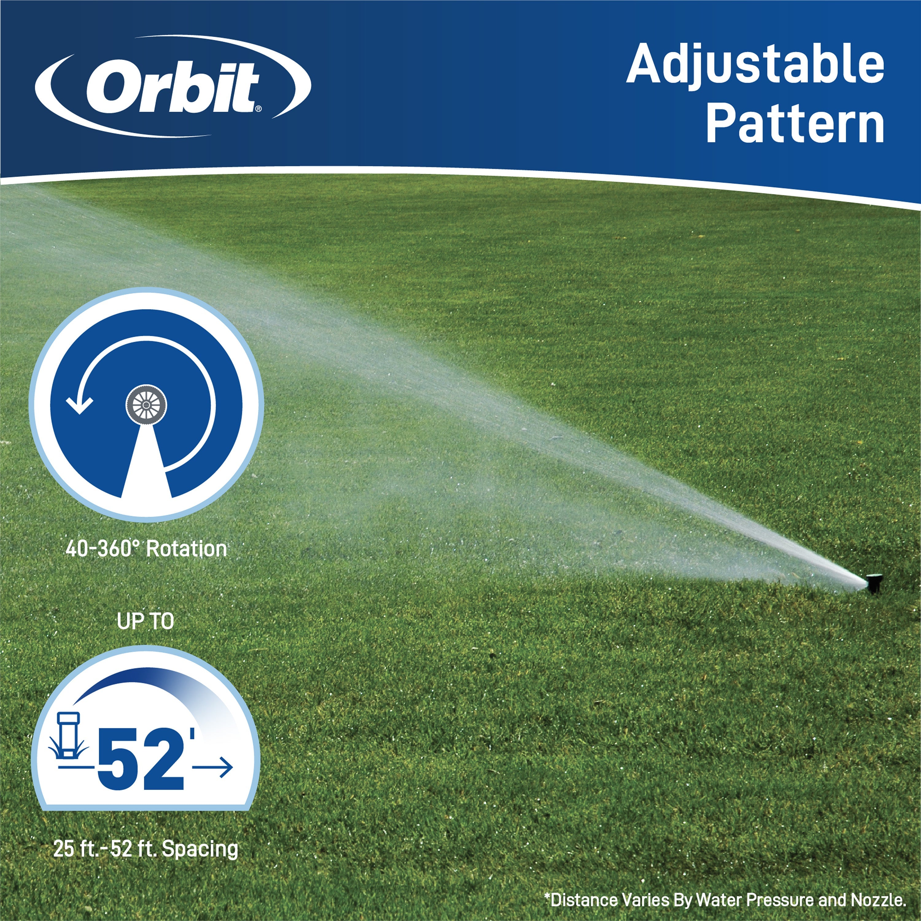 Voyager II® Professional Gear-Drive Rotor Sprinkler 55661