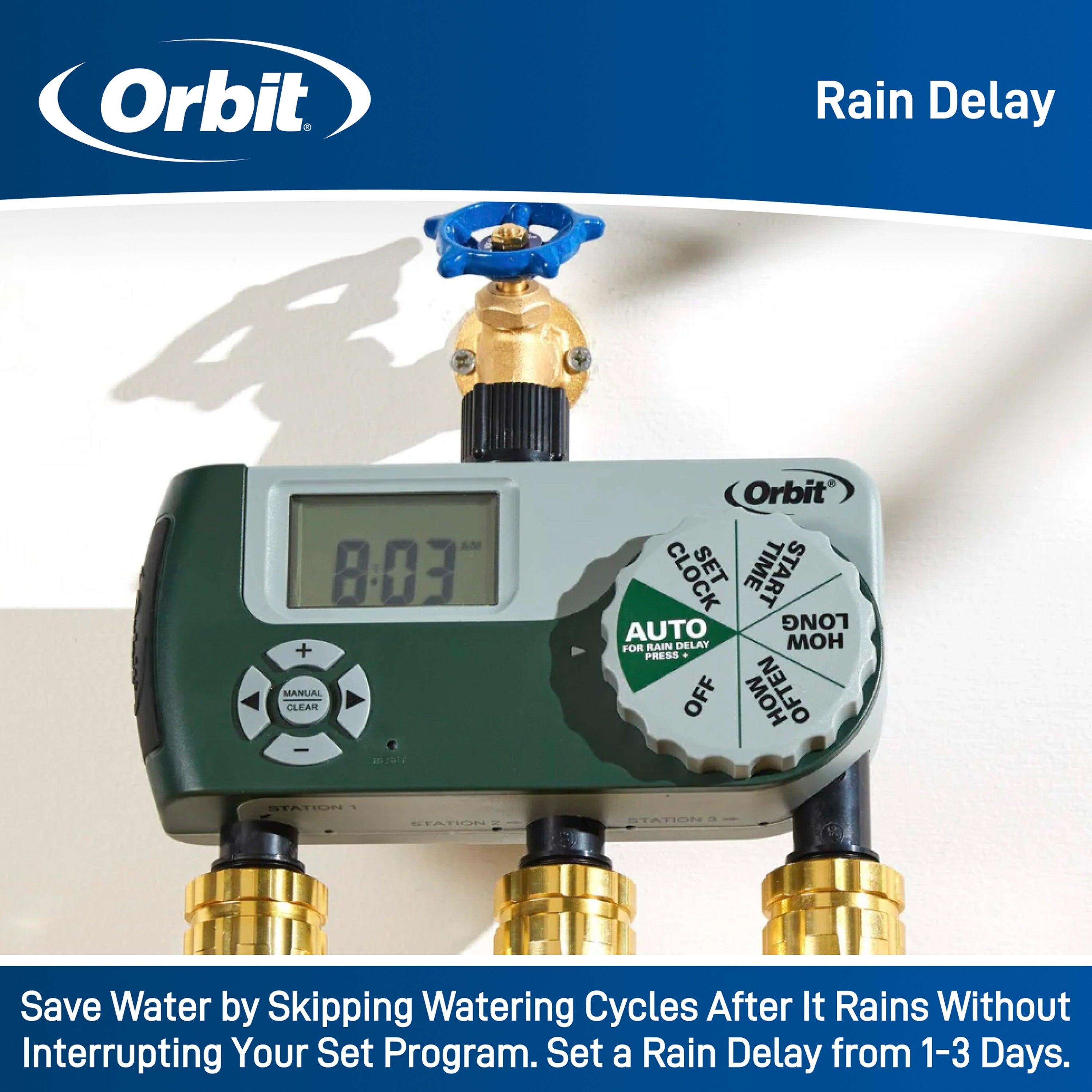 3-Outlet Hose Watering Timer 56082