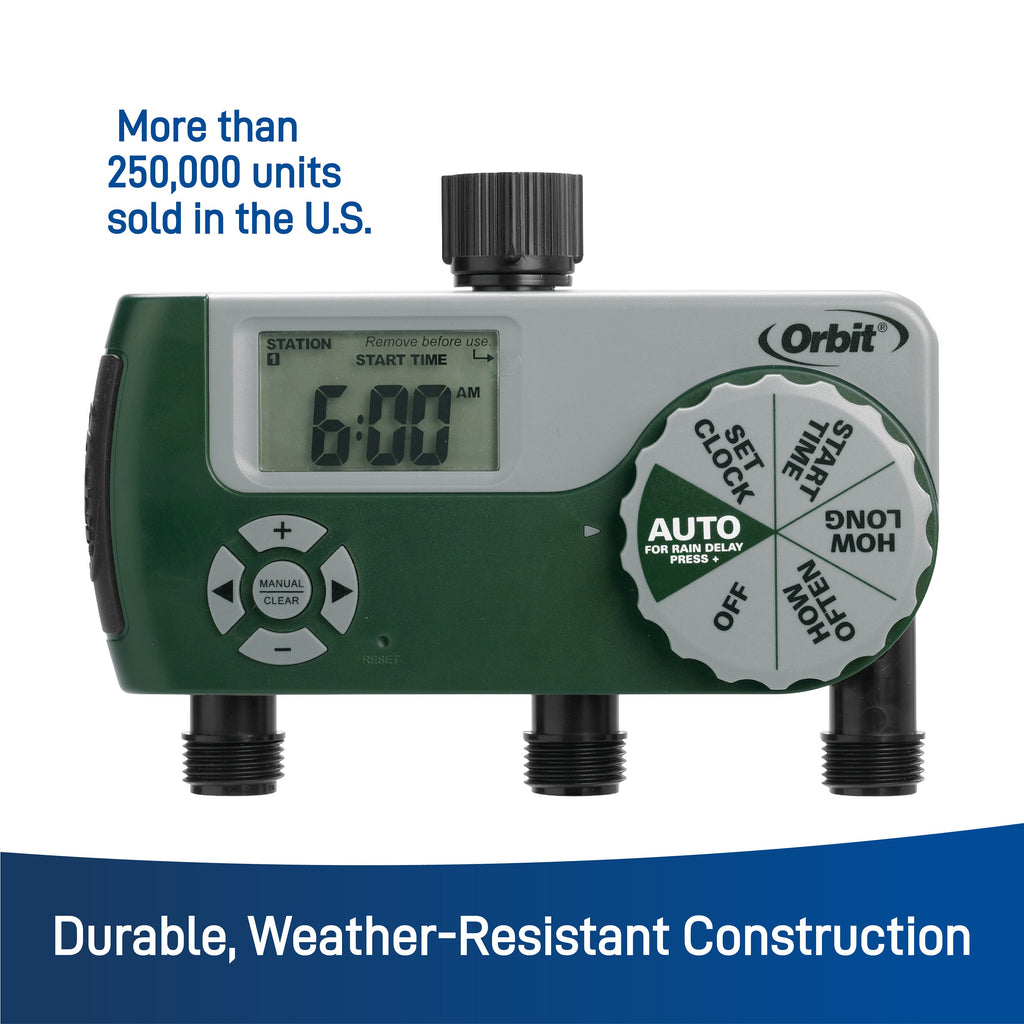 3-Outlet Hose Watering Timer 56082