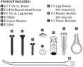 Hardware Kit, Digital 3 Outlet Timer