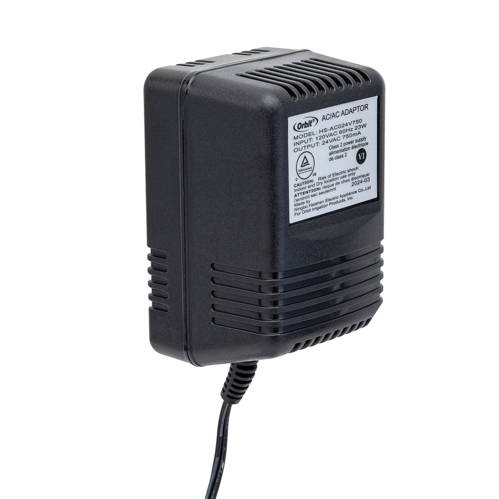 24V 750mA Transformer for Indoor Sprinkler Controllers 57040