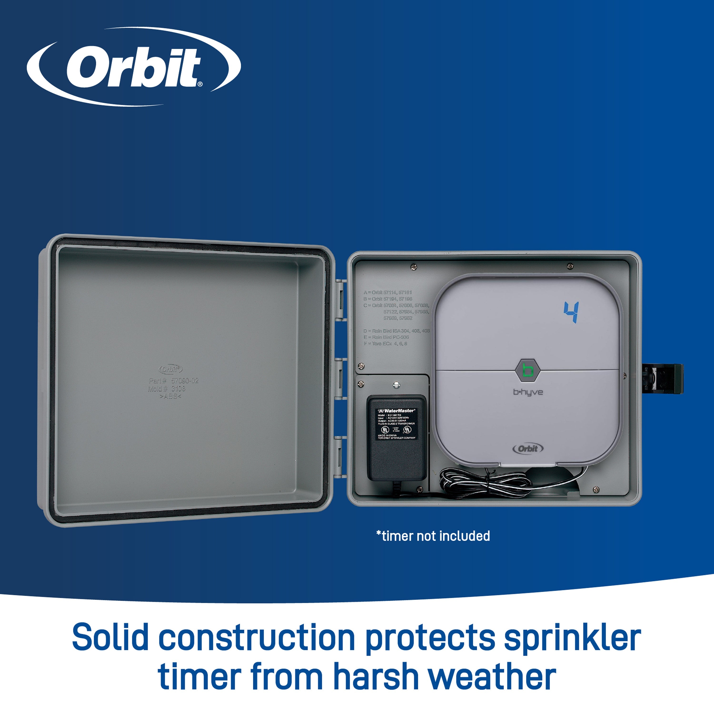 Outdoor Sprinkler Controller Cabinet with GFCI 57095