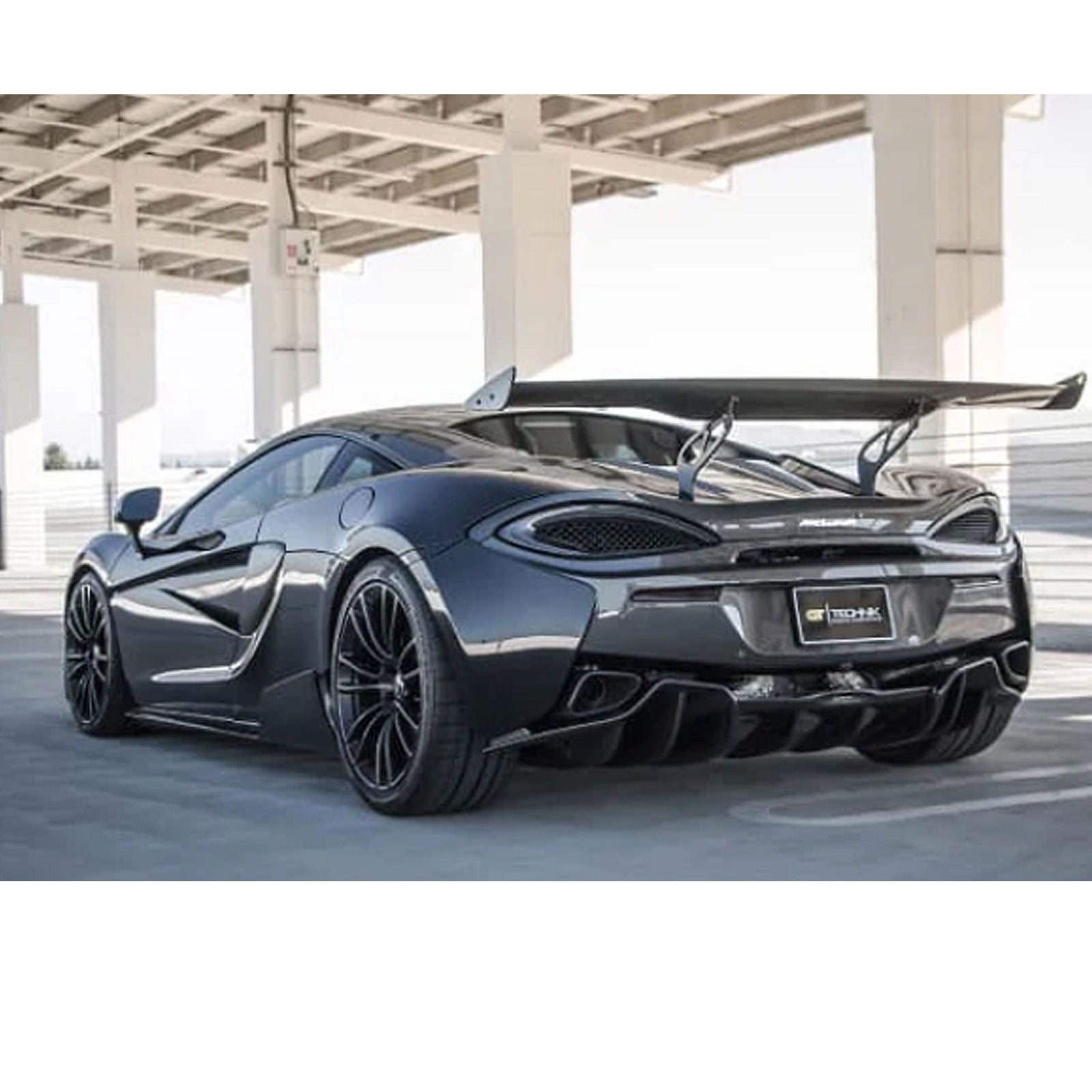 Dry Carbon Fiber Rear Diffuser for McLaren 540C 570S 570GT