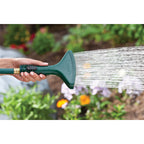 Plastic Fan Spray Shower Nozzle with Shut-Off Lever and Spike 58048