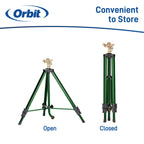 1/2 Inch Brass Impact Sprinkler on Tripod Base 58308