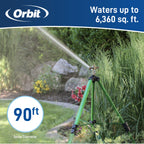 1/2 Inch Brass Impact Sprinkler on Tripod Base 58308