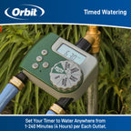 Digital 2 Outlet Hose Faucet Timer 58910