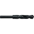 1-3/32 HSS 118 Degree Silver & Deming Drill 1/2 Reduced 3-Flatted Shank Cle-Line 1892 Steam Oxide