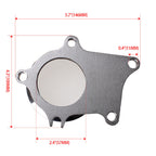 Fit T3 T4 Turbo Exhaust Down Pipe 5 Bolt Flange to 3 Inch 76mm V-Band Adapter
