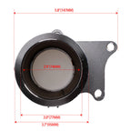 Fit T3 T4 Turbo Exhaust Down Pipe 5 Bolt Flange to 3 Inch 76mm V-Band Adapter