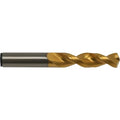 Screw Machine Drill Bit, 33/64 in Size, 135  Degrees Point Angle, Cobalt, TiN Finish