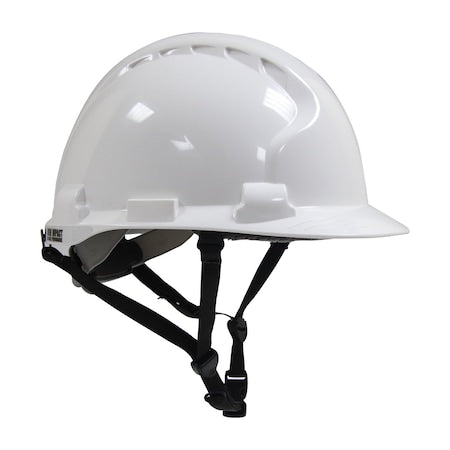 Safety Helmet, JSP, HDPE, 4 Point Ratchet, Type 2, Class E, Red