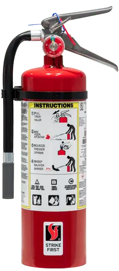 5LB ABC Multi Purpose Fire Extinguisher 3A40BC