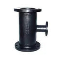 4" Domestic Galvanized Cast Iron Flange 90 Degree