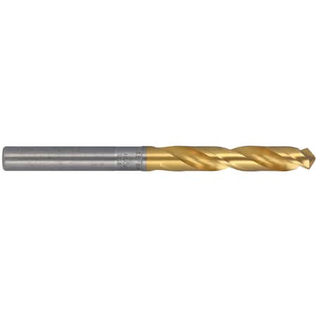 45/64 Cobalt 118 Degree Split Pt Silver & Deming Drill with 1/2 Reduced Shank Chicago-Latrobe 190C TiN