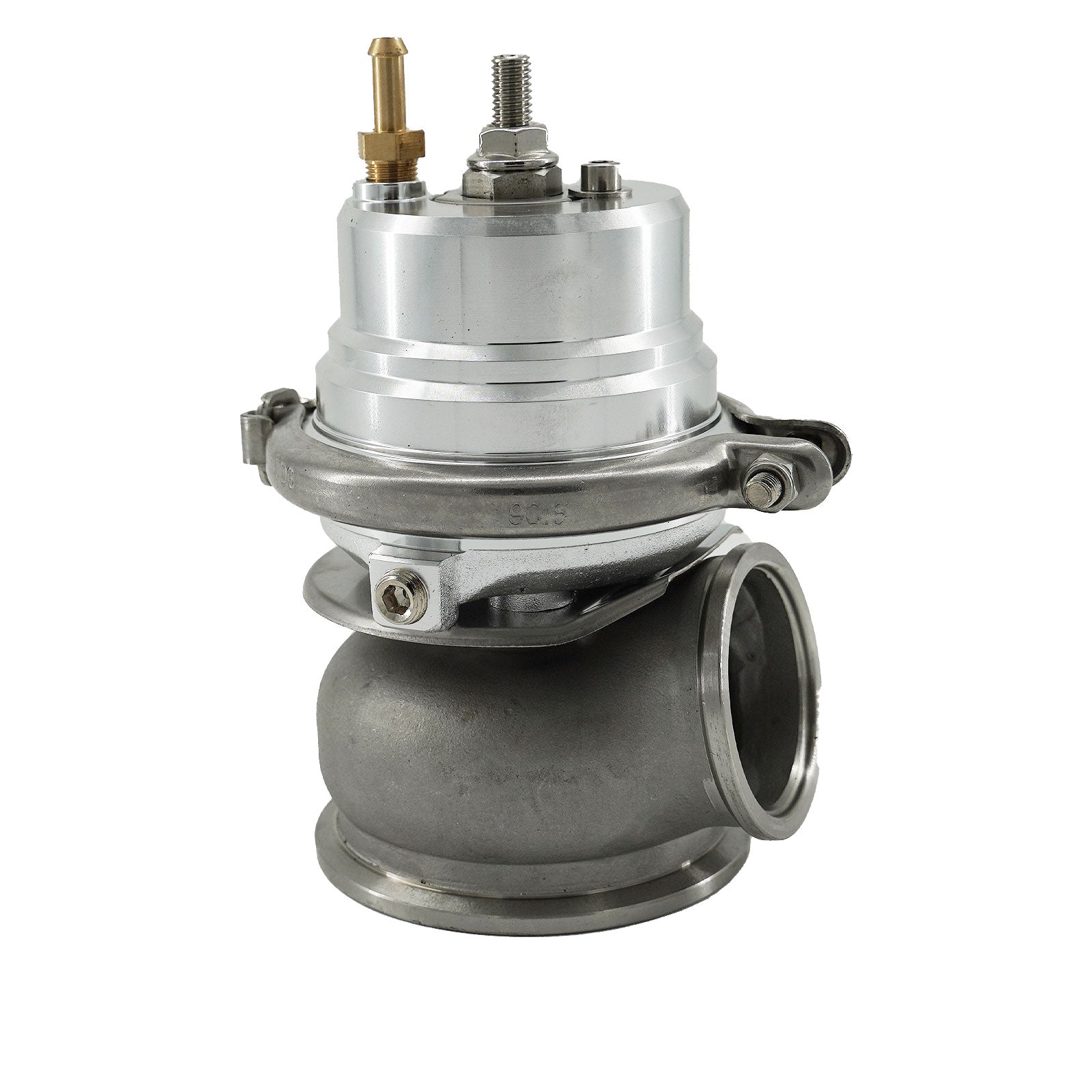 Universal External 12-psi Stubby 60mm Turbo/Charger V-band Wastegate WG w/Spring