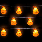 Yescom 10Ft Halloween String Lights Orange Pumpkin 20 LEDs