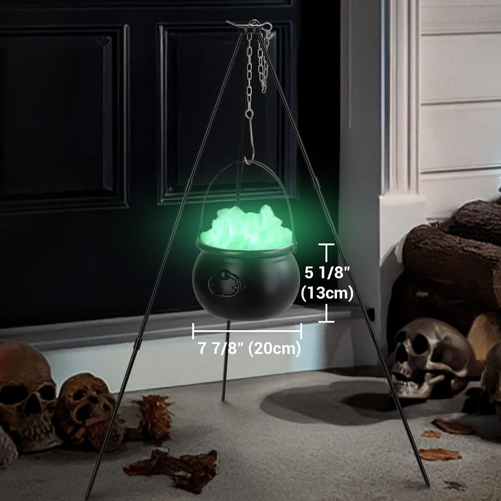 Yescom Halloween Witch Cauldron on a 31" Tripod with Lights