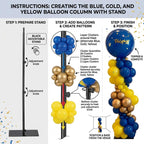 Yescom 3-Set 3ft Metal Balloon Column Stands