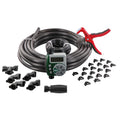Garden Box Drip Irrigation Watering Kit with 1-Outlet Digital Hose Faucet Timer 61014