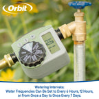 One Outlet Single-Dial Hose Faucet Timer 62056