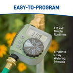 One Outlet Single-Dial Hose Faucet Timer 62056