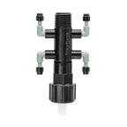 1/2" FPT x MPT x 1/4" Barb 4-Port Drip Manifold 67060