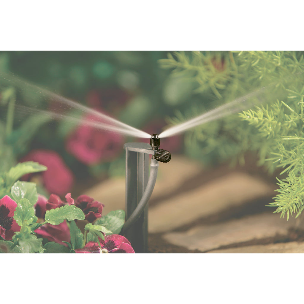 1/4" Barb Micro-Sprinkler Ctr Strip Pattern on 12" Stake | 67135