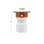 1/2" PVC Slip x Drip-Lock Adapter 67449