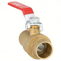 Manual 2-Way Ball Valve,Sweat,Brass