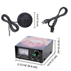 Yescom 8 Tattoo Machine Kit w/ LCD Power Supply 40 Color Inks