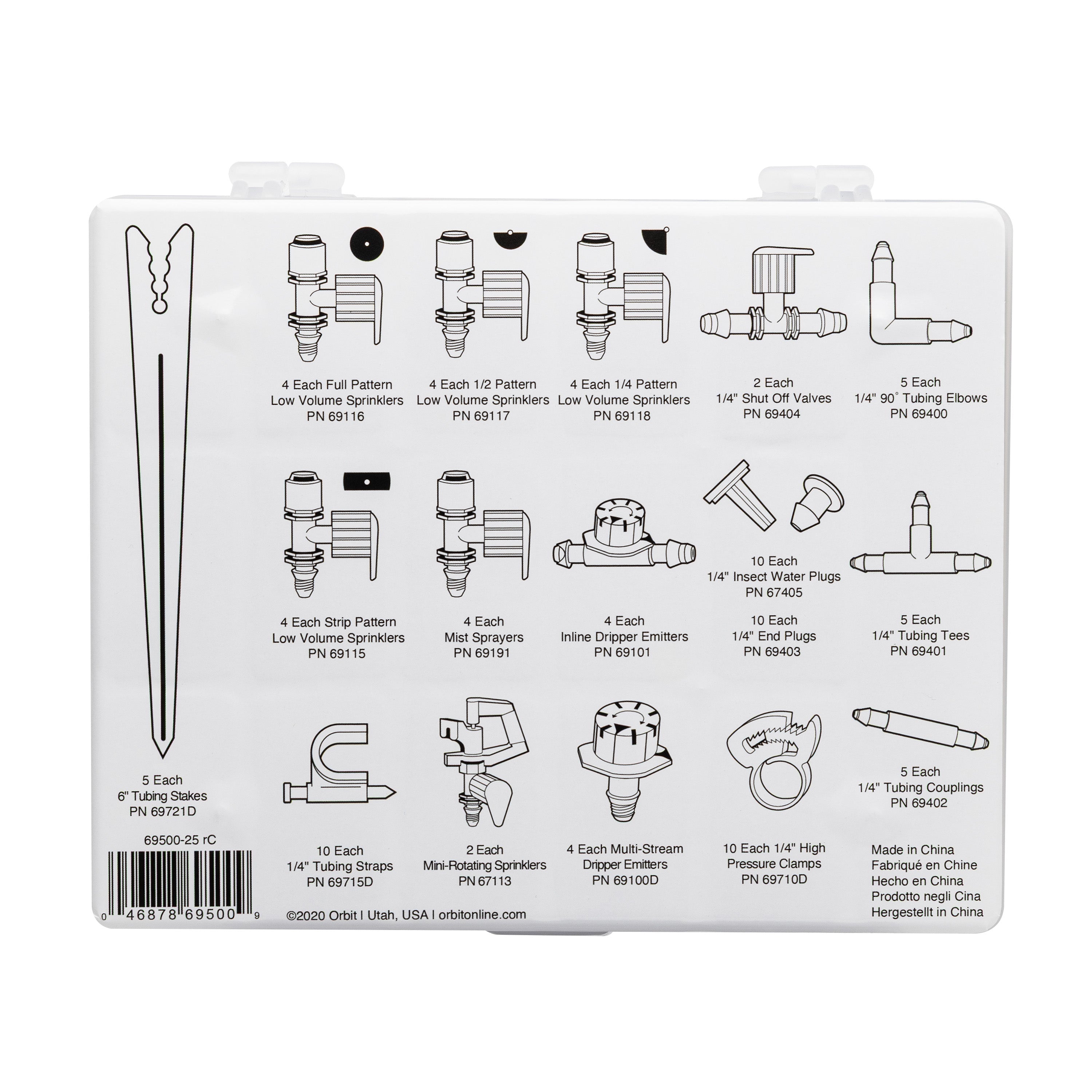 92-pc Essential Drip Parts Assortment 69500