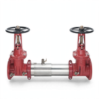 6" Double Check Assembly Backflow Preventor Valve by Ames for Fire Protection Systems