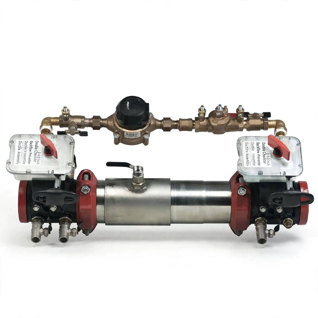 6" Double Check Detector Backflow Valve by Ames Backflows