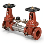 6" Double Check Detector Valve With OSY by Ames Backflows