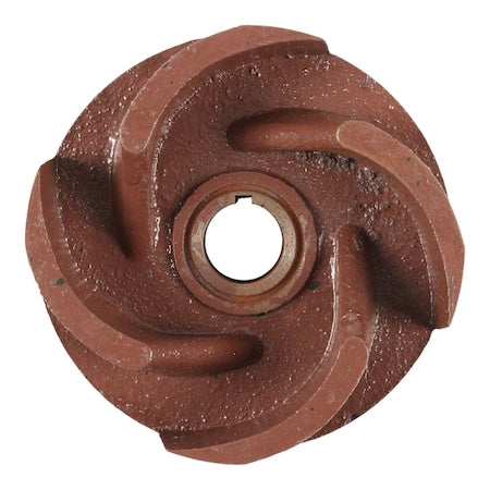 Impeller,4-1/2",CI,Semi-Open,12N810