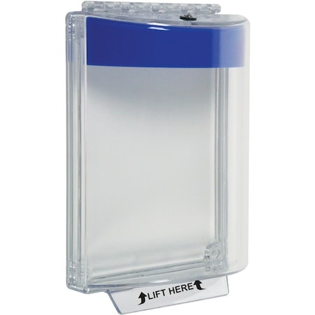 Universal Stopper Cover, Polycarbonate, Flush Mount, 5 1/2 in W x 8 1/8 in H x 2 5/8 in D