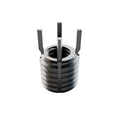 Key Locking Insert, Heavy Wall, 4 Keys, 3/8"-16 Int Thrd Sz, 9/16"-12 Ext Thrd Sz, Stainless Steel