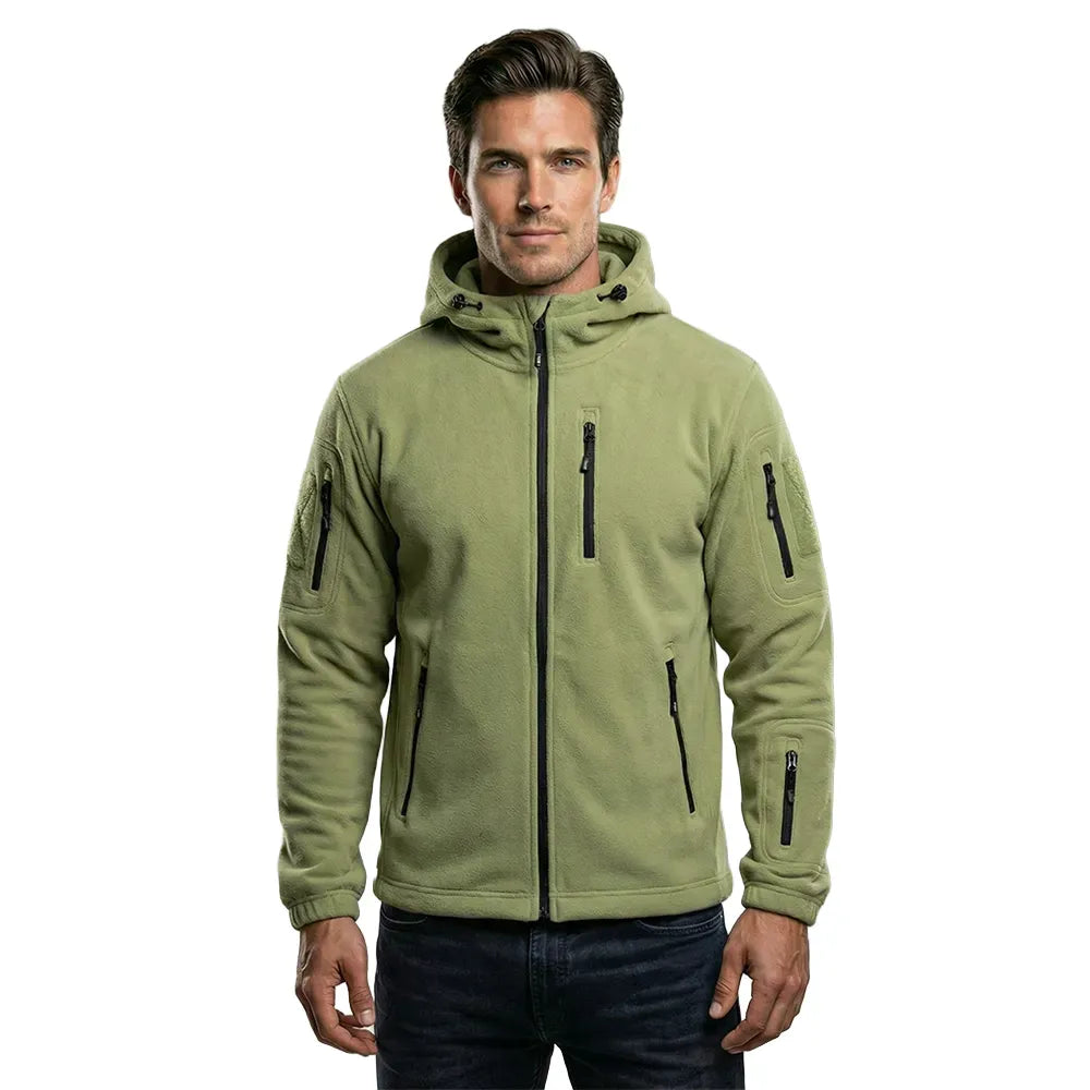 EscapeZone Men Tactical Hoodie - Military Green