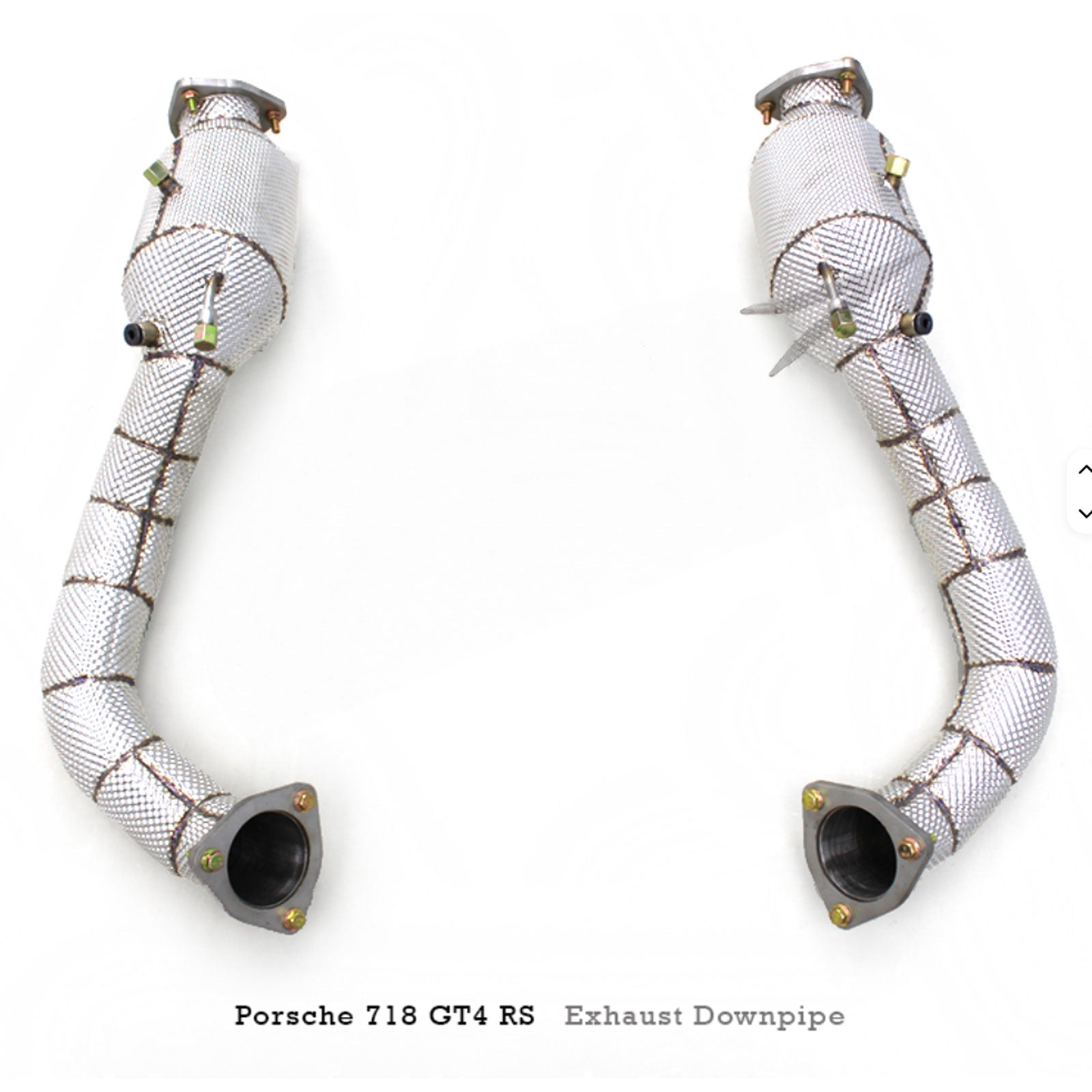 Catted High Flow Exhaust Downpipe for Porsche Cayman 718 GT4 RS 4.0L 2022-2025