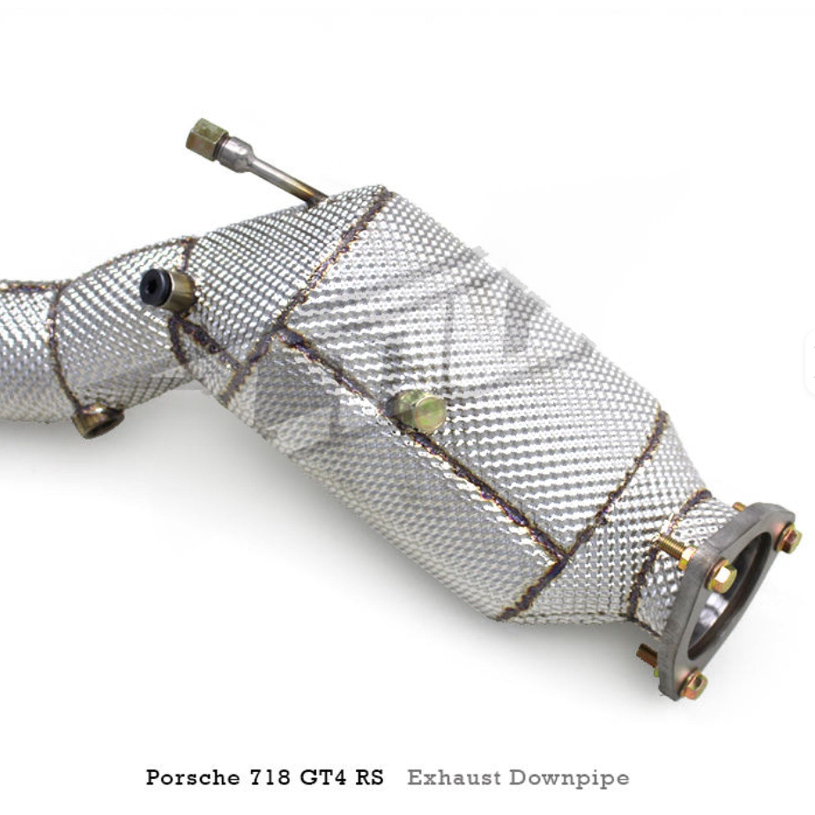 Catted High Flow Exhaust Downpipe for Porsche Cayman 718 GT4 RS 4.0L 2022-2025