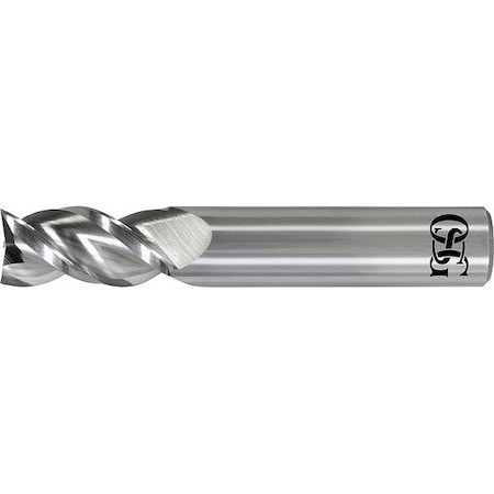 Corner Radius End Mill, 0.25 in, Carbide