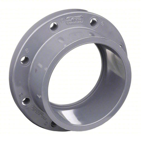 PVC Flange, Socket, 6 in Pipe Size