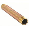 1/2" MNPT x 9" TBE Red Brass Pipe Nipple Sch 40