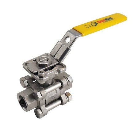 Manual 2-Way Ball Valve,NPT,316 SS