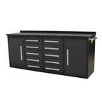 7ft Heavy Duty Workbench with 10 Drawers & 2 Cabinets